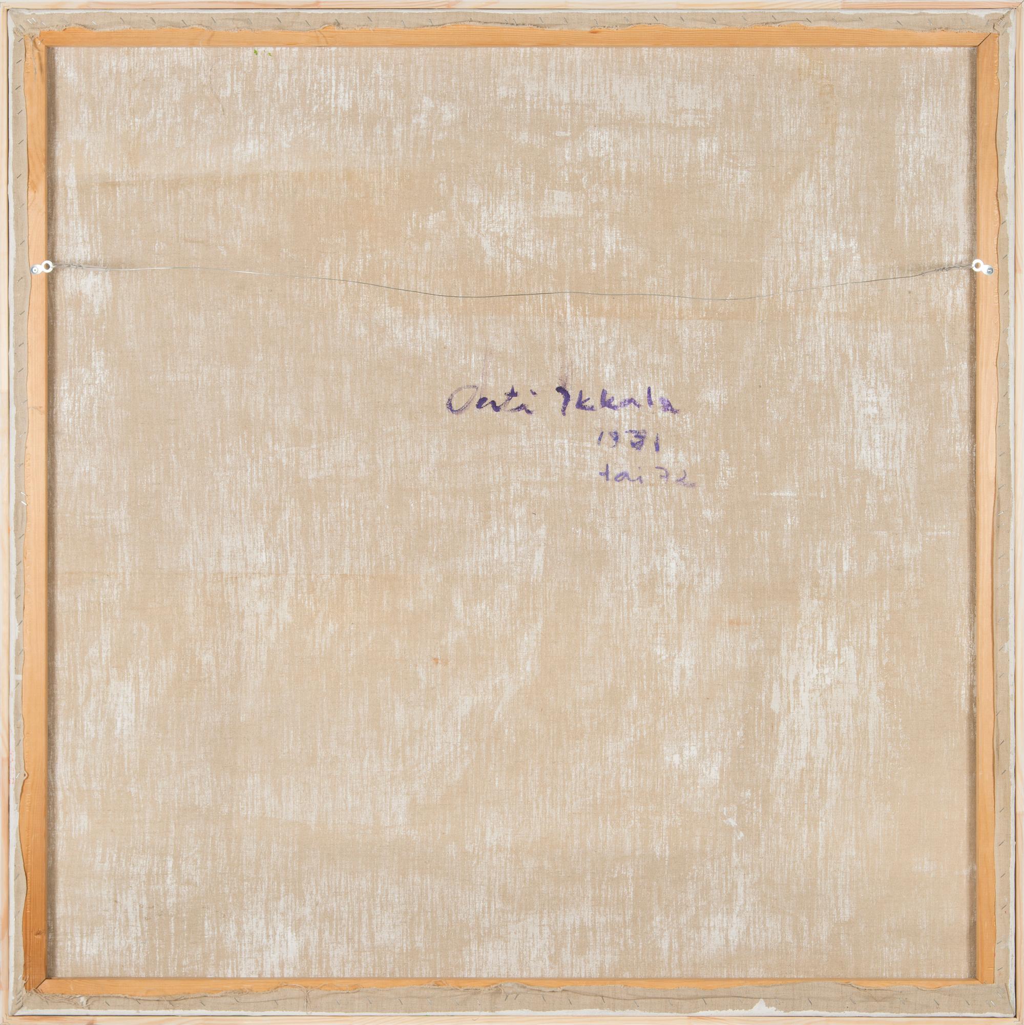 Outi Ikkala, oil on canvas, signed verso.