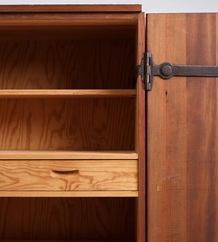 Axel Einar Hjorth, a stained pine 'Lovö' cabinet, Nordiska Kompaniet, Sweden 1930s.