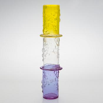 Oiva Toikka, maljakko, "Bambu", signeerattu Oiva Toikka, Nuutajärvi Notsjö.