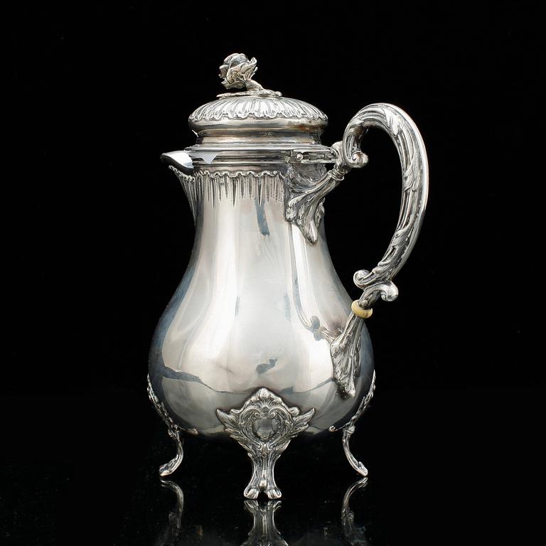 KANNA, silver, rokokostil, Fray et fils, verksam i Paris 1875-1891. Vikt ca 290 gram.