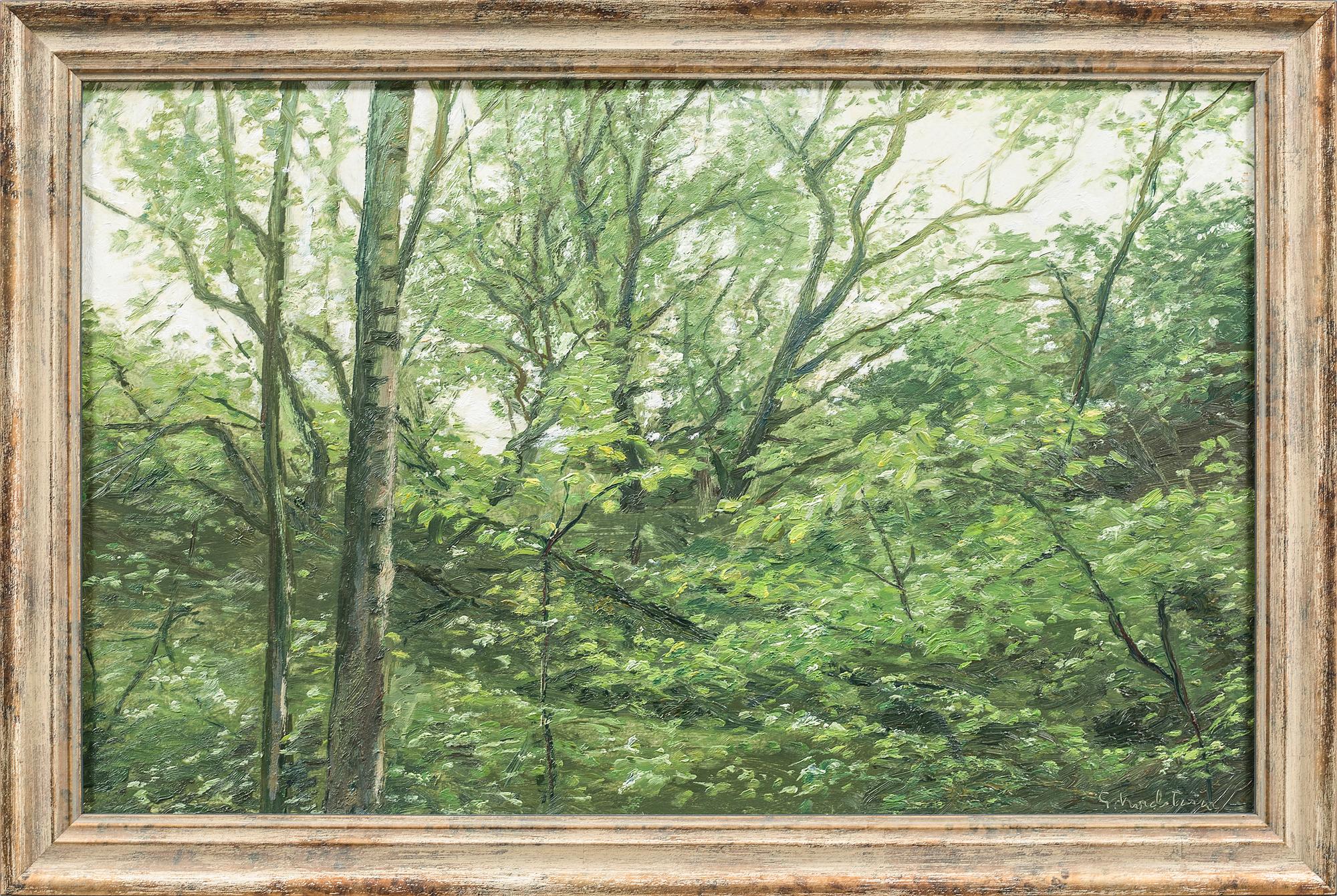 Gerhard Nordström,  oil on panel signed.