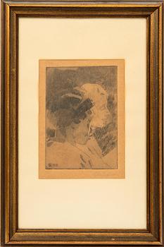 Carl Wilhelmson,  etching signed.