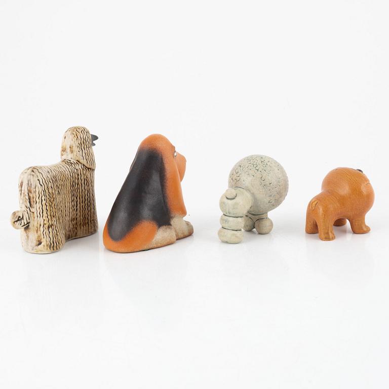 Lisa Larson, figuriner, 10 st, Gustavsberg och K-Studion.