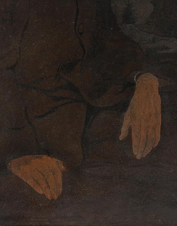 Gerhard Henning, Ung man i landskap.