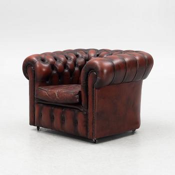 Fåtölj, Chesterfieldmodell, 1900-talets slut.