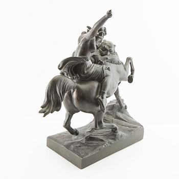 August Kiss, efter skulptur "Amazone zu Pferde".