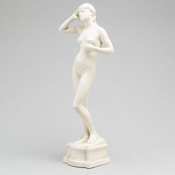 PER HASSELBERG, after. A porcelain sculpture from Gustafsberg, dated 01.