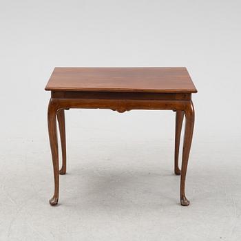A composite mahogany table, 18th and 20th Century.