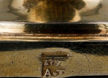 SKÅL PÅ FOT, silver, Ryssland 1796. Vikt ca 110 gram.