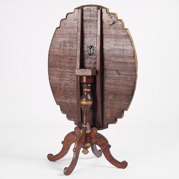 Fällbord, Sverige, 1700-talets första hälft, Senbarock.