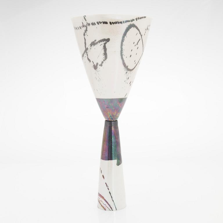 Inkeri Leivo, a ceramic vase, signed IL Arabia.