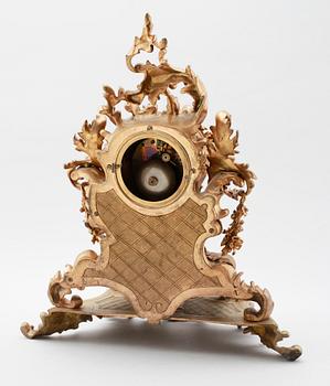 BORDSPENDYL, brons, Frankrike, 1800-talets mitt.