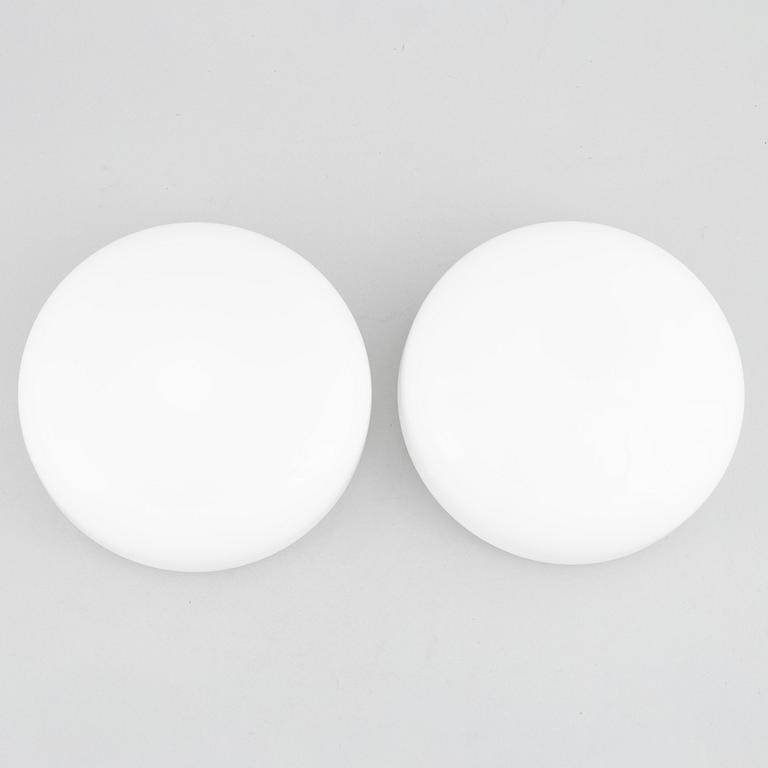 Harald Notini, a pair of ceiling lamps model "10676", Arvid Böhlmarks Lampfabrik, 1930s.