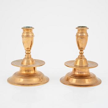 Ljusstakar, 8st, barockstil, FMM Mora, 1900-talets andra hälft.