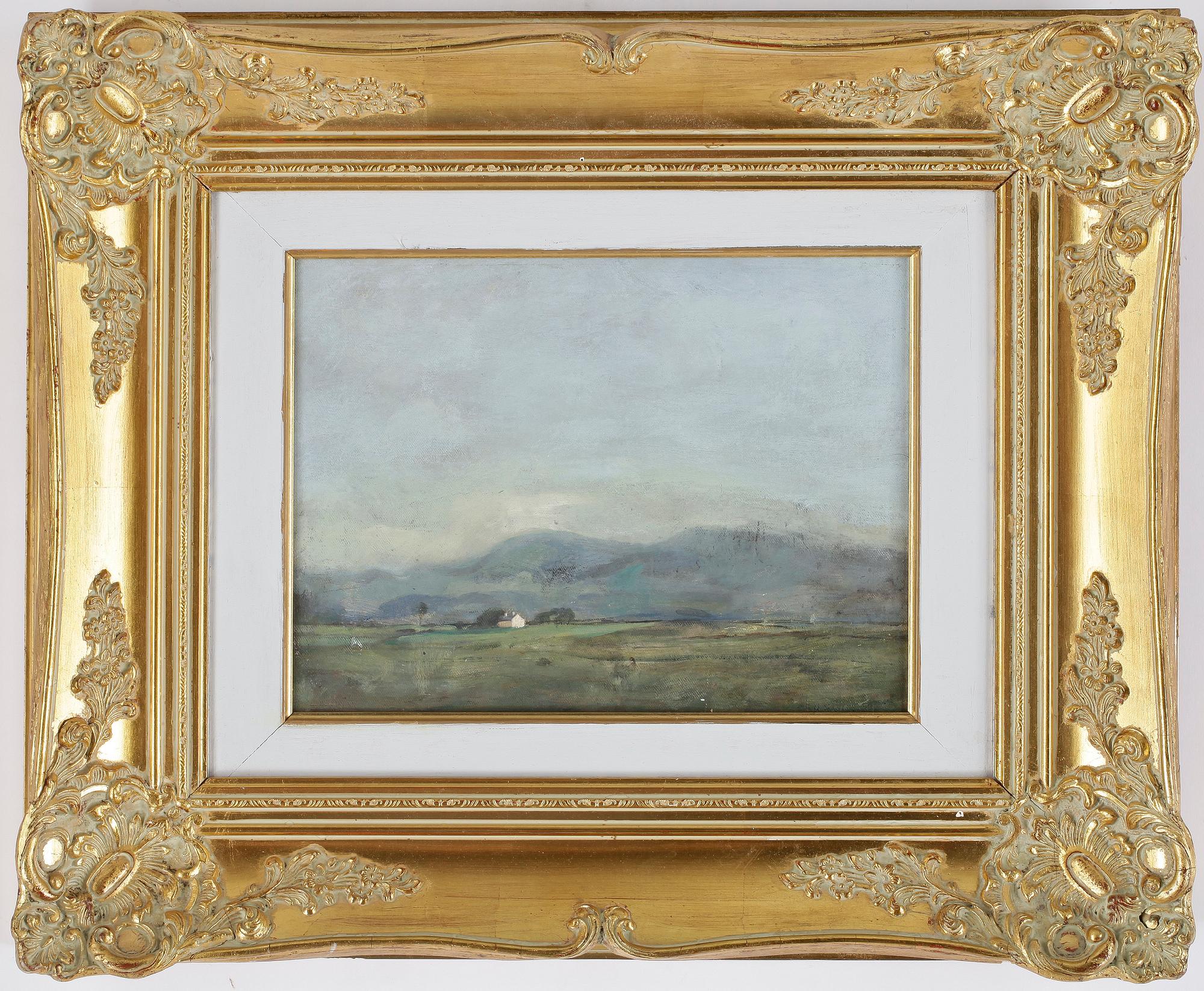 HOMER RANSFORD WATSON, tillskriven, olja på pannå. Otydligt signerad.