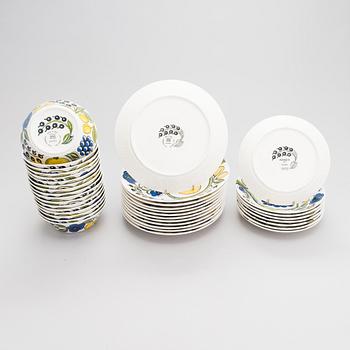 Birger Kaipiainen, astiasto, 42 kpl, "Paratiisi", Arabia.