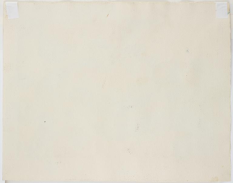 EINAR LYNGE-AHLBERG, akvarell, signerad.