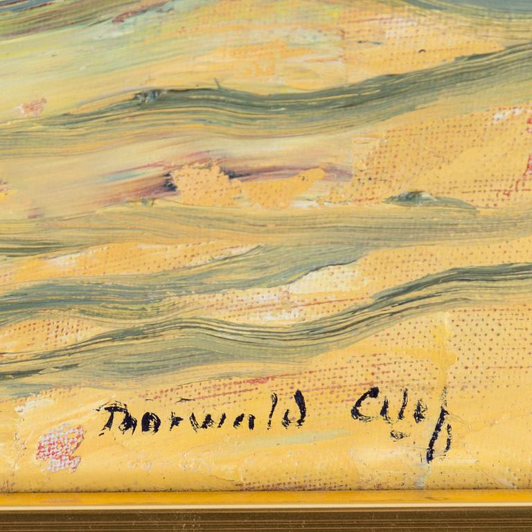 THORWALD ALEF, oil on canvas, signed.