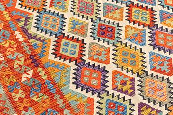 A carpet, Kilim, ca 388 x 309 cm.