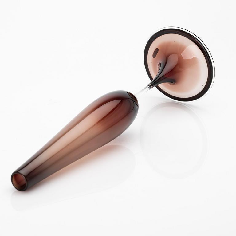 Nils Landberg, Tulip glass, Orrefors, 1957.