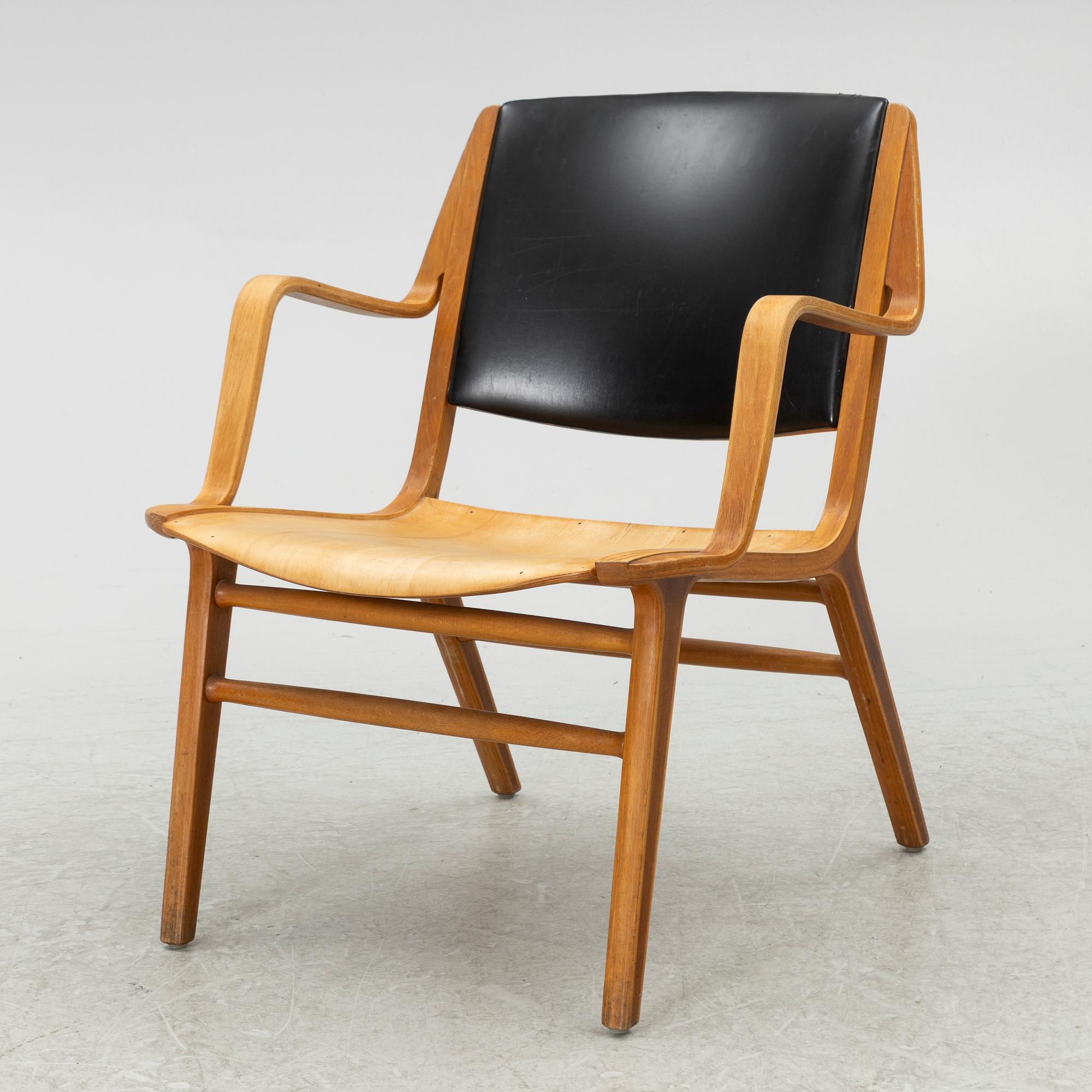 Peter Hvidt & Orla Mølgaard Nielsen, fåtölj, "AX Chair", Fritz Hansen, Danmark, 1960-tal.