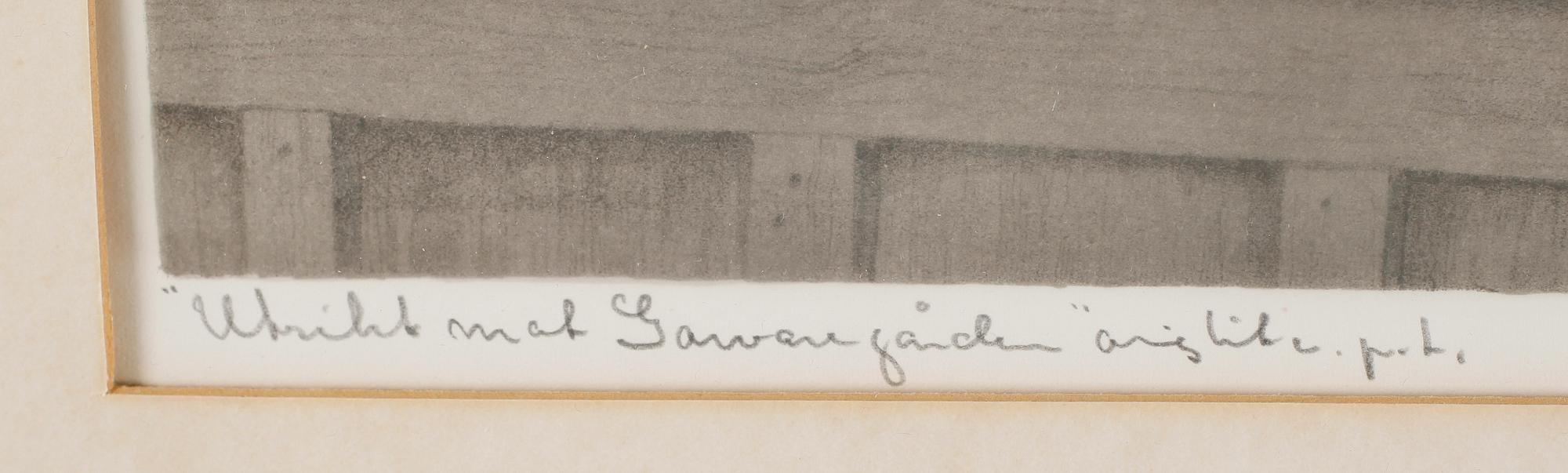 REINHOLD LJUNGGREN, färglitografi, signerad, provtryck.