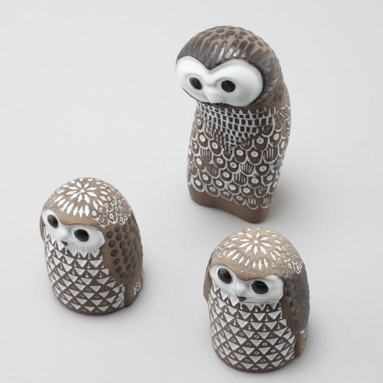 MARI SIMMULSON, 3 st, figuriner, lergods, Upsala-Ekeby,