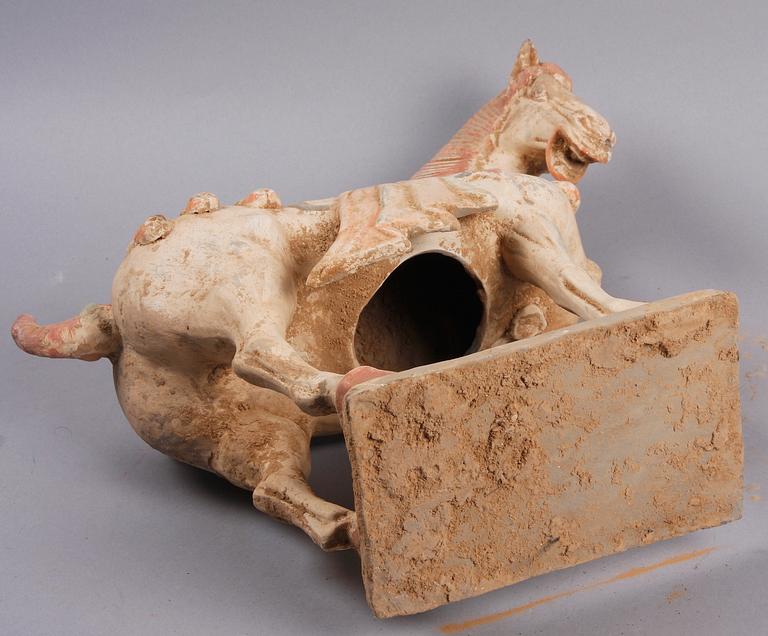 SKULPTUR, lergods, Tang-stil. Kina. 2000-tal.