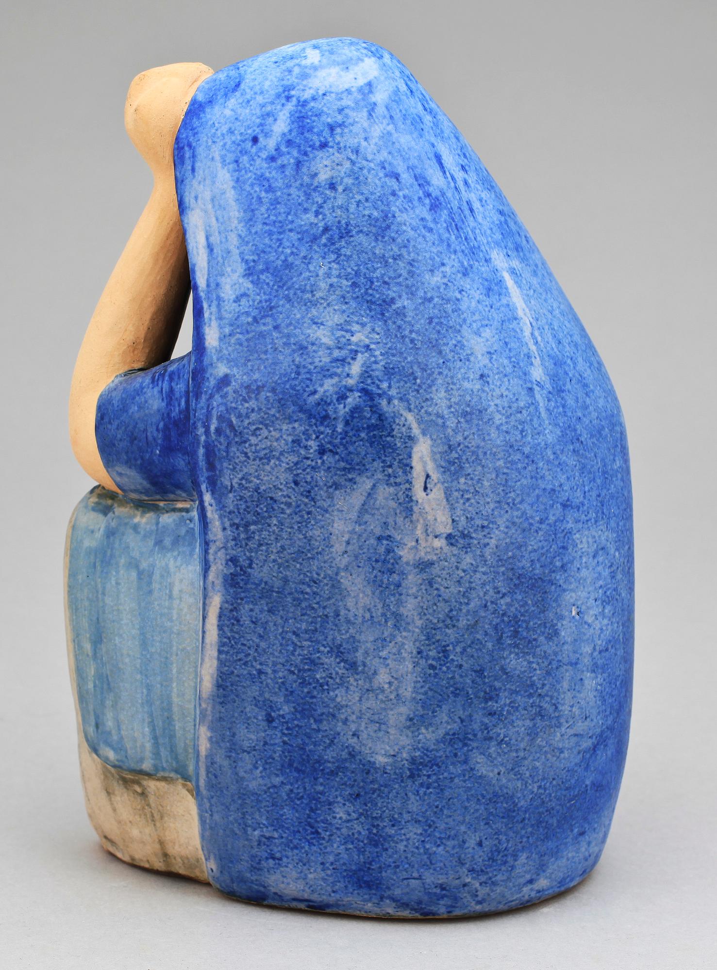 FIGURIN, stengods, Lisa Larson, Gustavsberg, K-Studion, 1900-talets andra hälft.