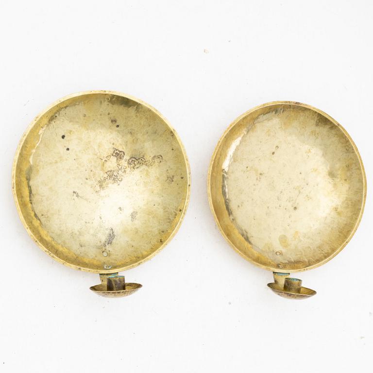 Karl-Erik Torsell, wall sconces, a pair, "Kungalampetten",