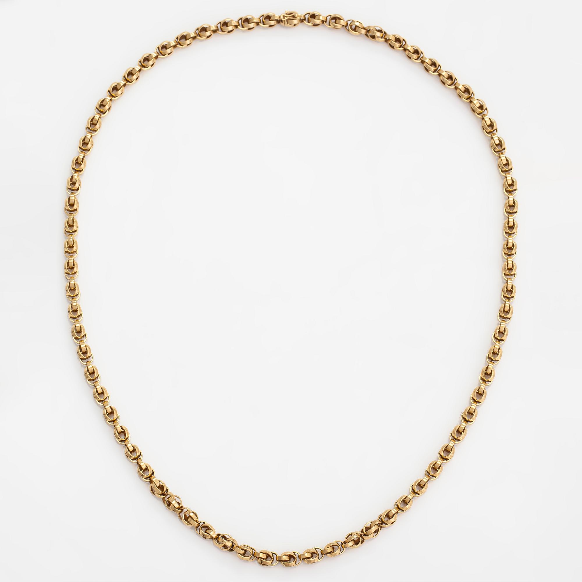 Halsband i 18K guld. Schweiz.