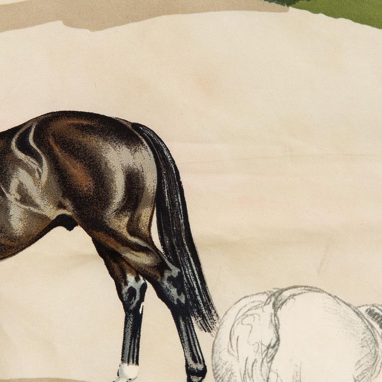 Hermès, scarf, "Les Haras Nationaux".