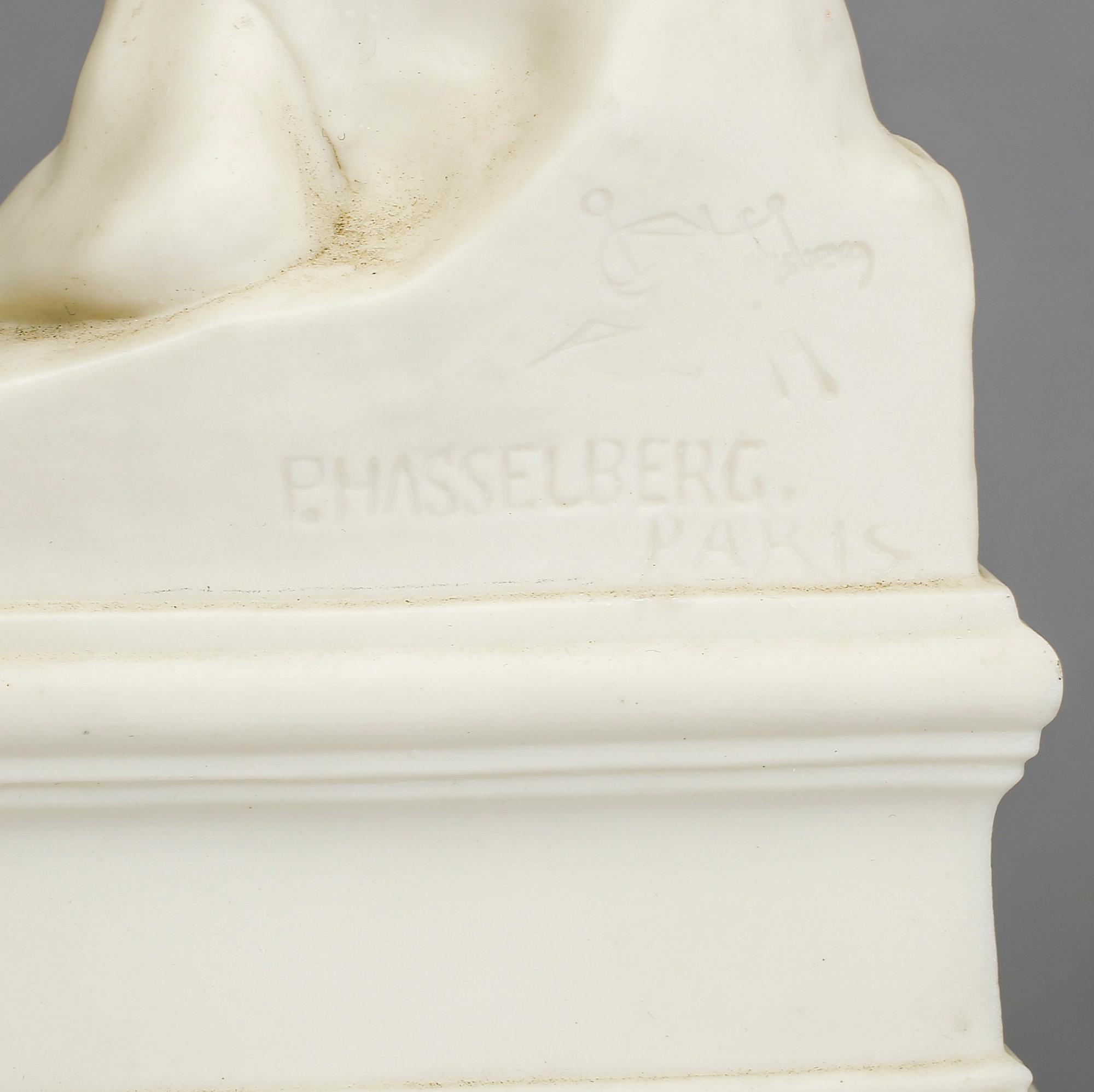 PER HASSELBERG, efter, pariansskulptur, Gustavsberg, dat -79.