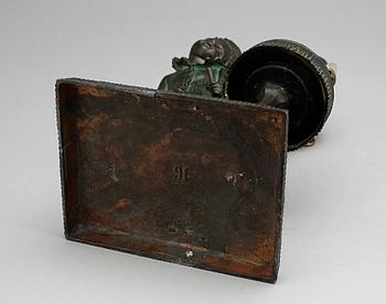 BORDSUR, vitmetall, 1800/1900-tal.