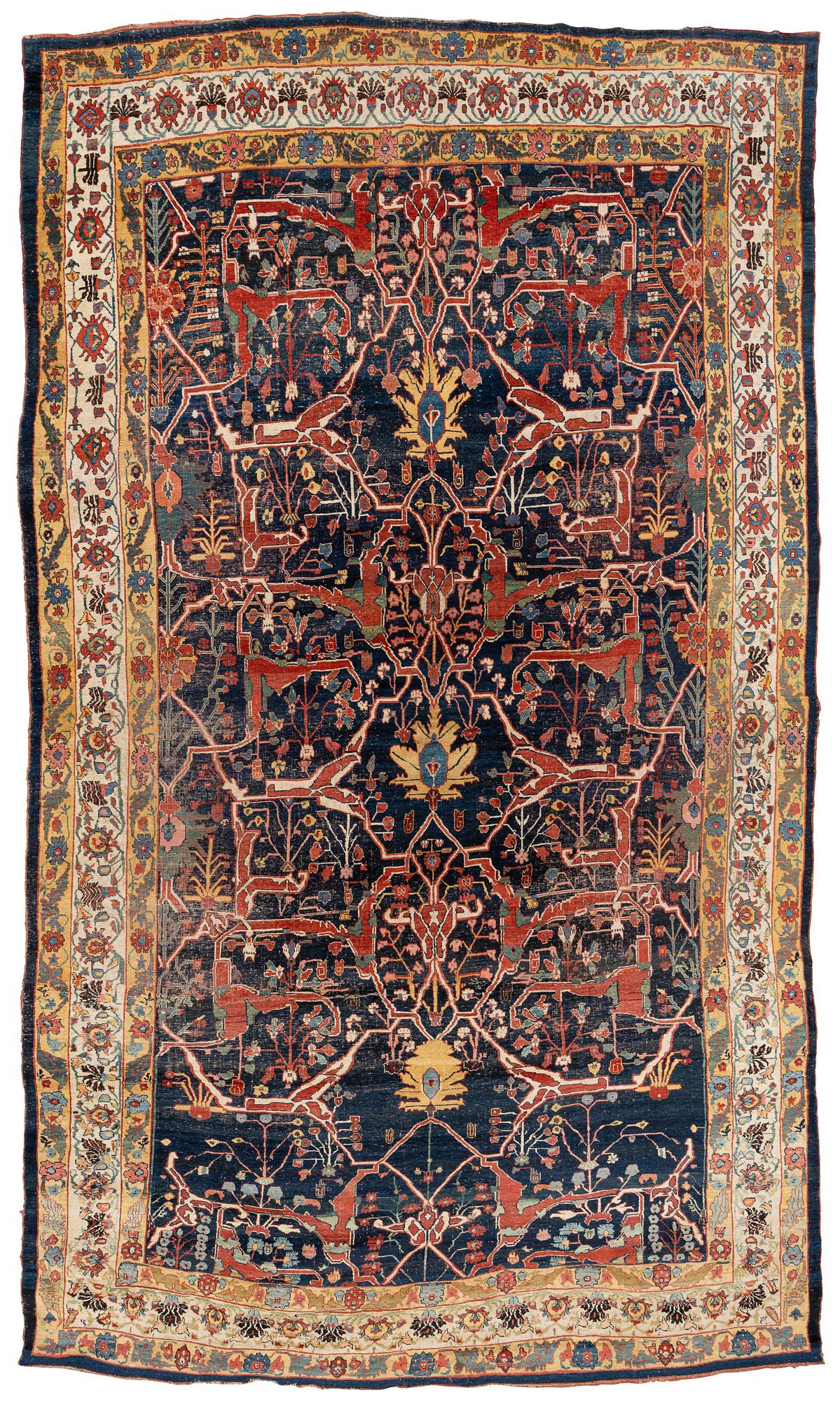 A carpet, antique, Bidjar Garus, ca 555 x 321 cm.