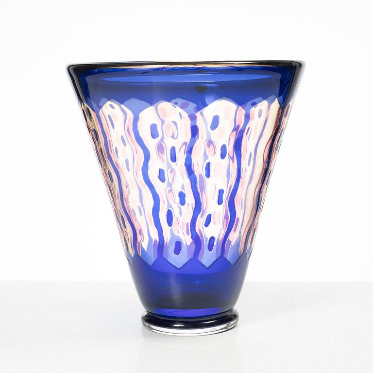 Helén Krantz, vaser, ett par, glas.