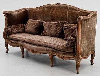 SOFFA, Louis XV-stil, 1800/1900-tal.