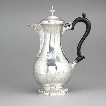 KANNA, silver, 1800-tal. Fantasistämplar. Totalvikt 700 gr.