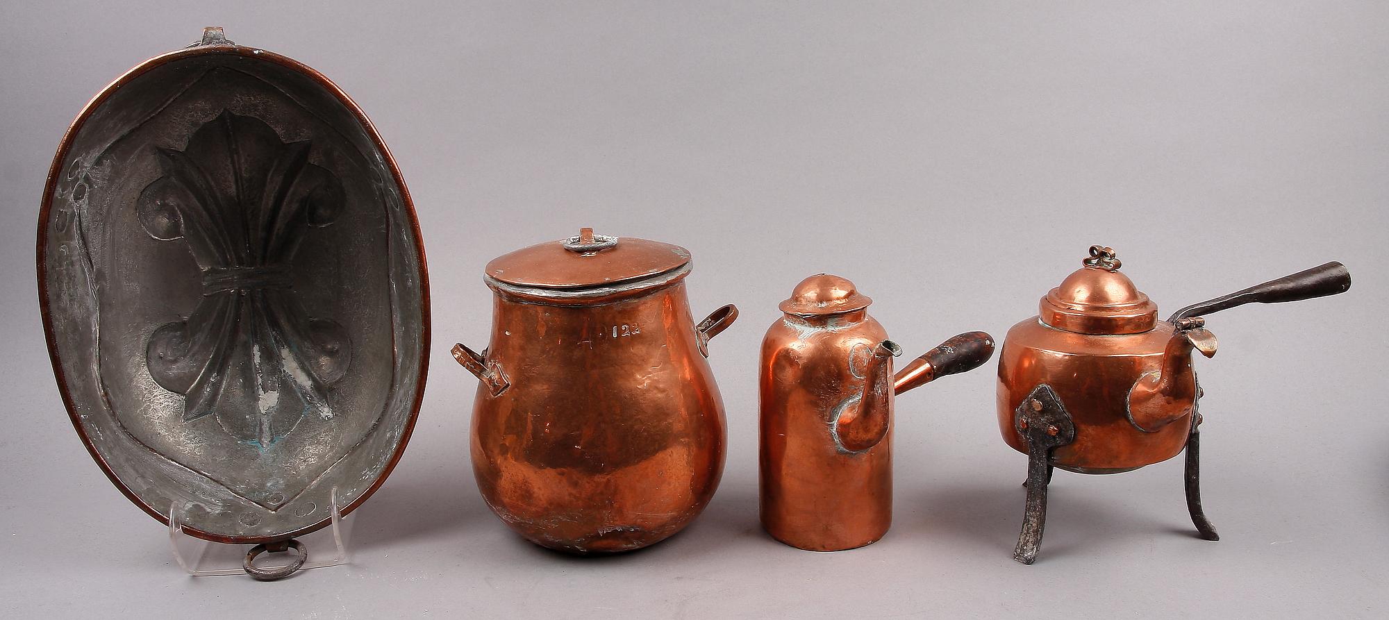 PARTI KOPPAR, 4 delar, 1800-tal.