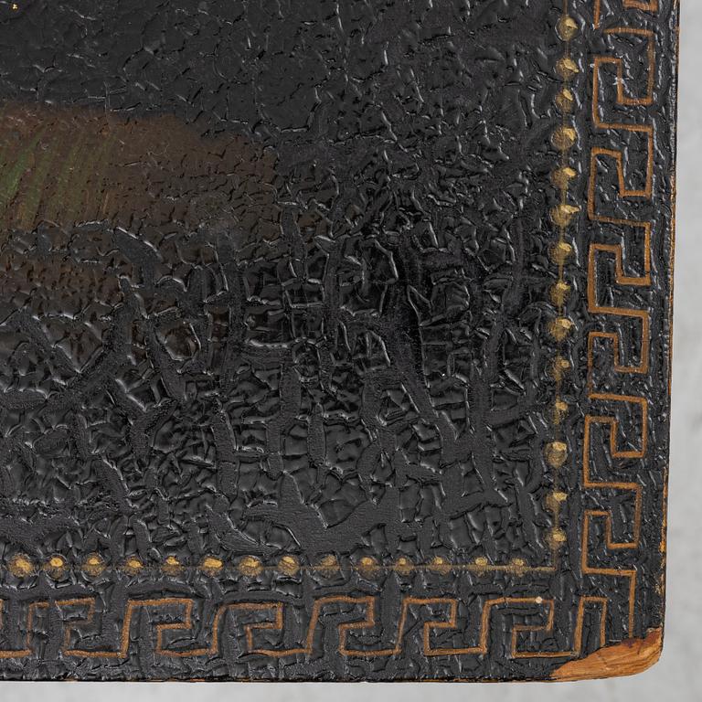 A late Gustavian tilt-top table from J. N. Asplinds workshop in Falun (1785-1820).