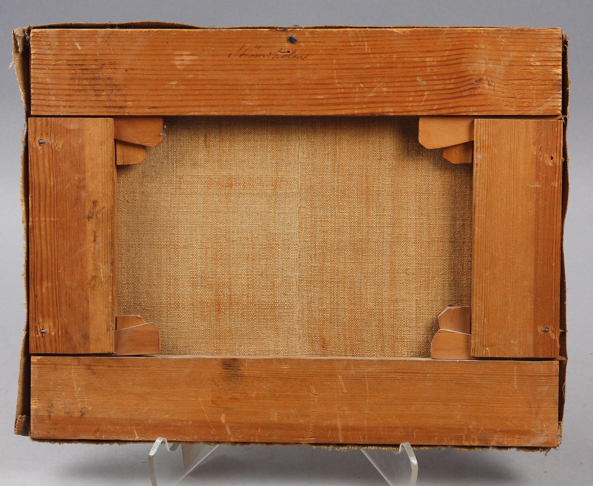 OKÄND KONSTNÄR, olja på duk, 1800-tal.