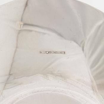 Tapio Wirkkala, ljusstakar, ett par, silver, Hopeatehdas, Helsingfors 1956.