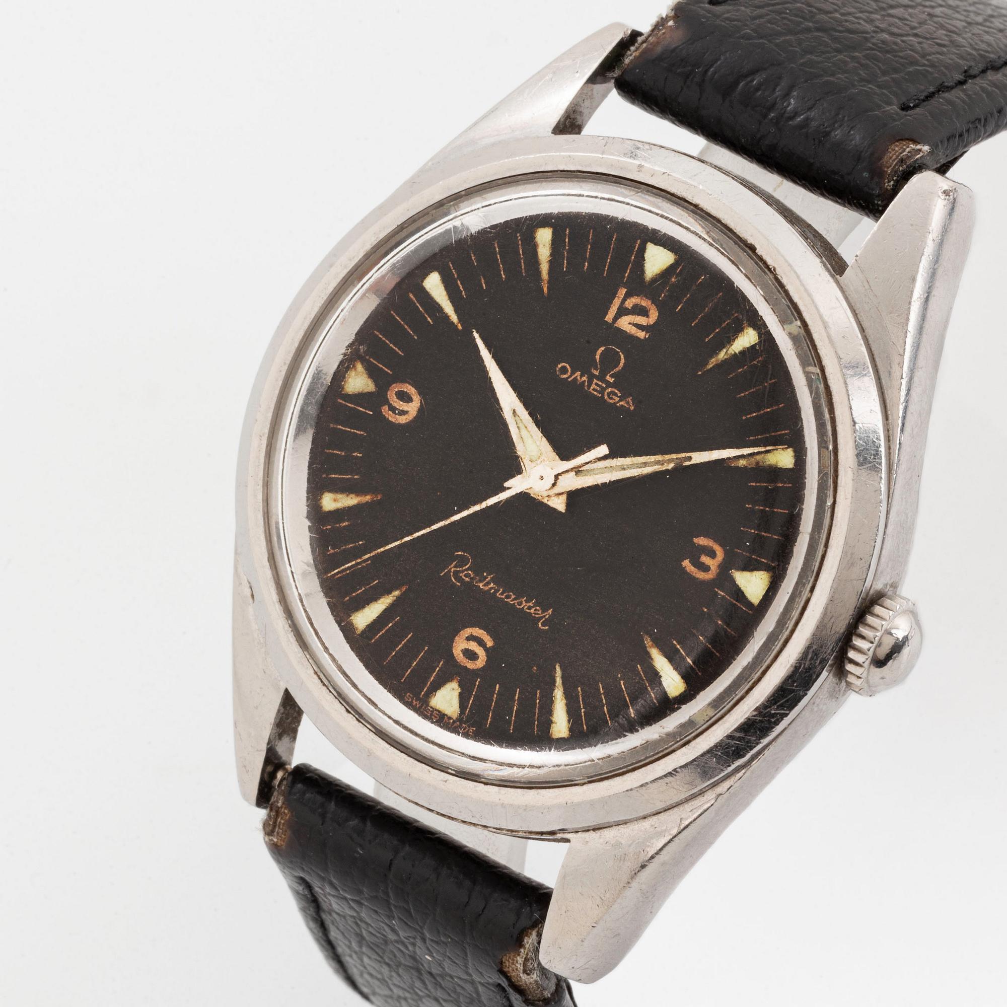 Omega Railmaster Dauphine hands