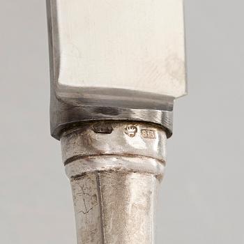 Bestickuppsättning, 24 dlr, silver Kultakeskus, Tavastehus 1939.
