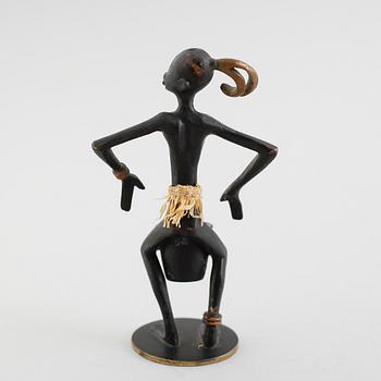FIGUR, brons, Karl Weiler, Pforzheim, Österrike, 1900-talets mitt.