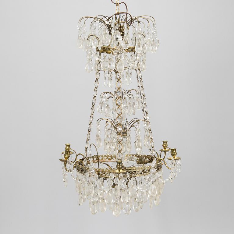 An early 20th century chandelier.