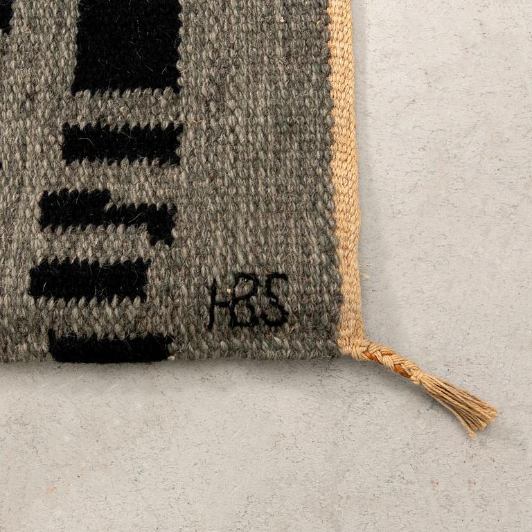 Heiko Becker-Sassenhof, wall textile, "In Port", flat weave, Gammelstads Handväveri.