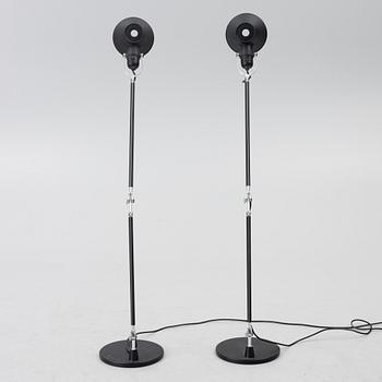 Michele De Lucchi & Giancarlo Fassina, a pair of 'Tolomeo' desk top lamps, Artemide, Italy.