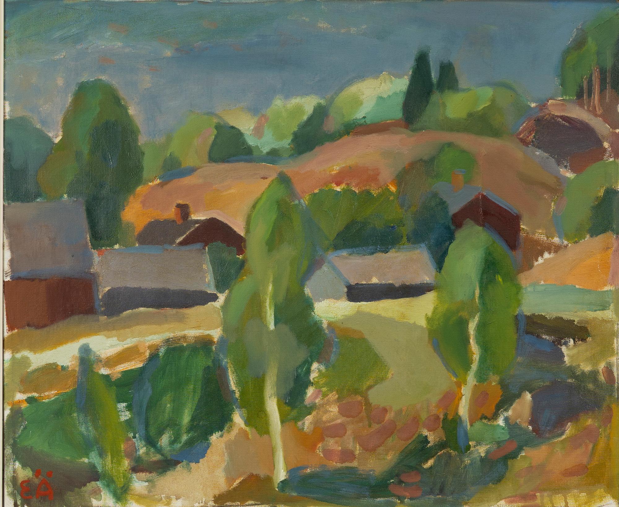 Erling Ärlingsson, "Blåsig Sommardag, Hundvika".
