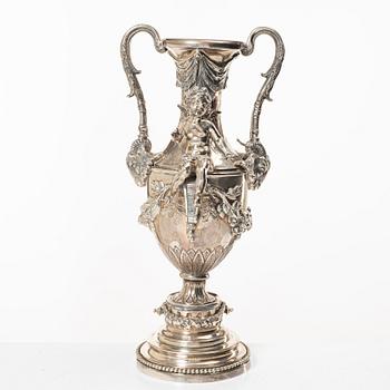 Lale Silverware & Co Ltd, hänkelvas, sterlingsilver, Istanbul, Turkiet, 1900-tal.